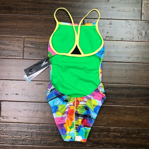 Speedo Poly Gone Mesh Back Endurance Swimsuit New - Picture 4 of 8